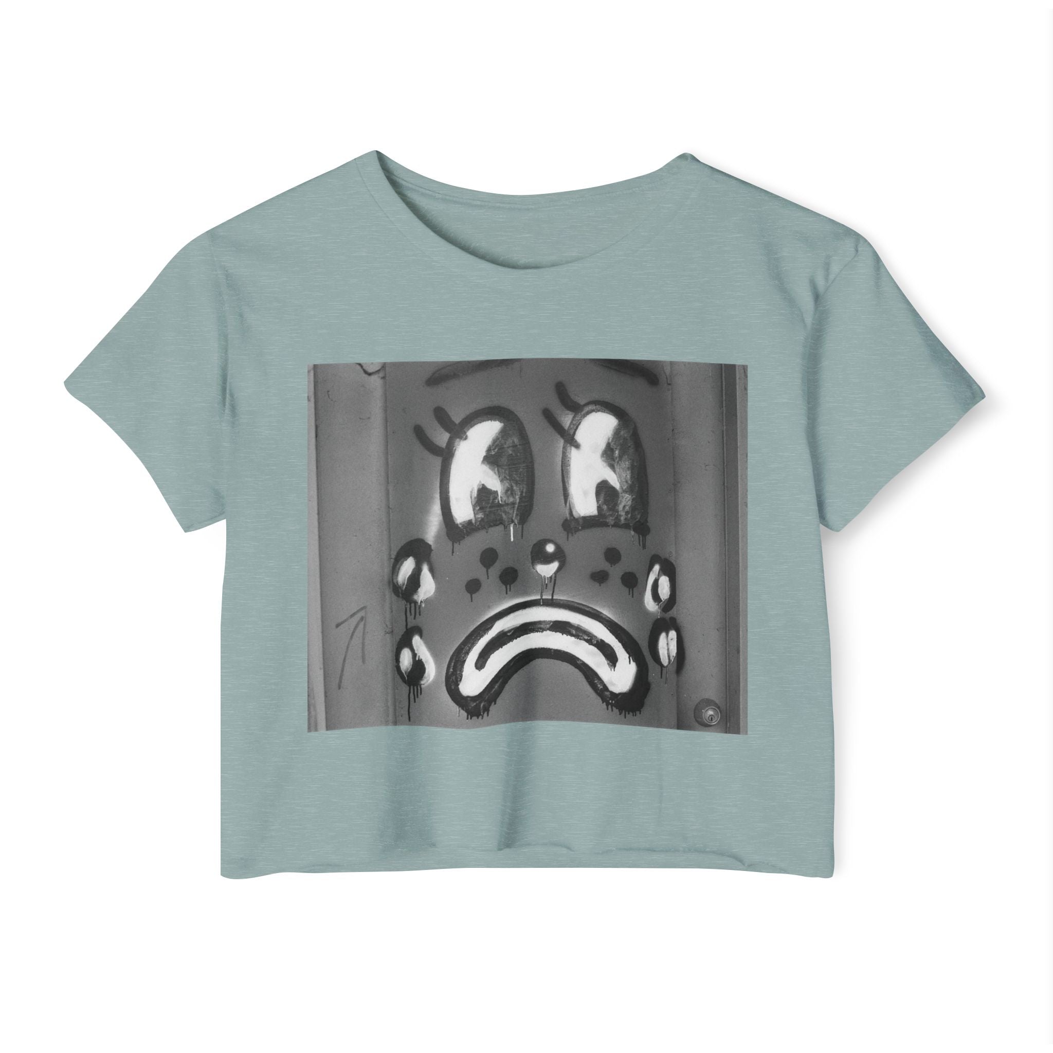 sadclown - cropped tee