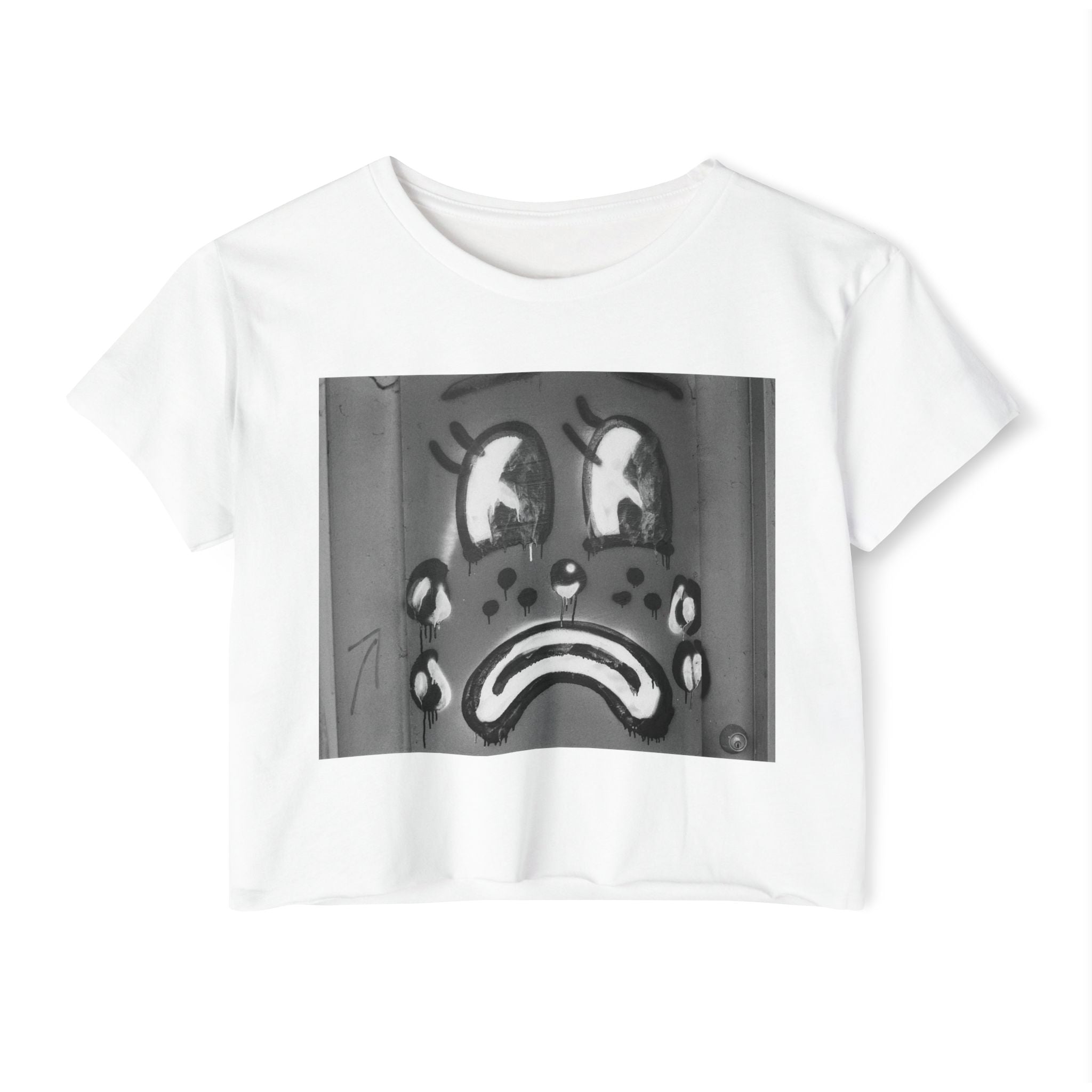 sadclown - cropped tee