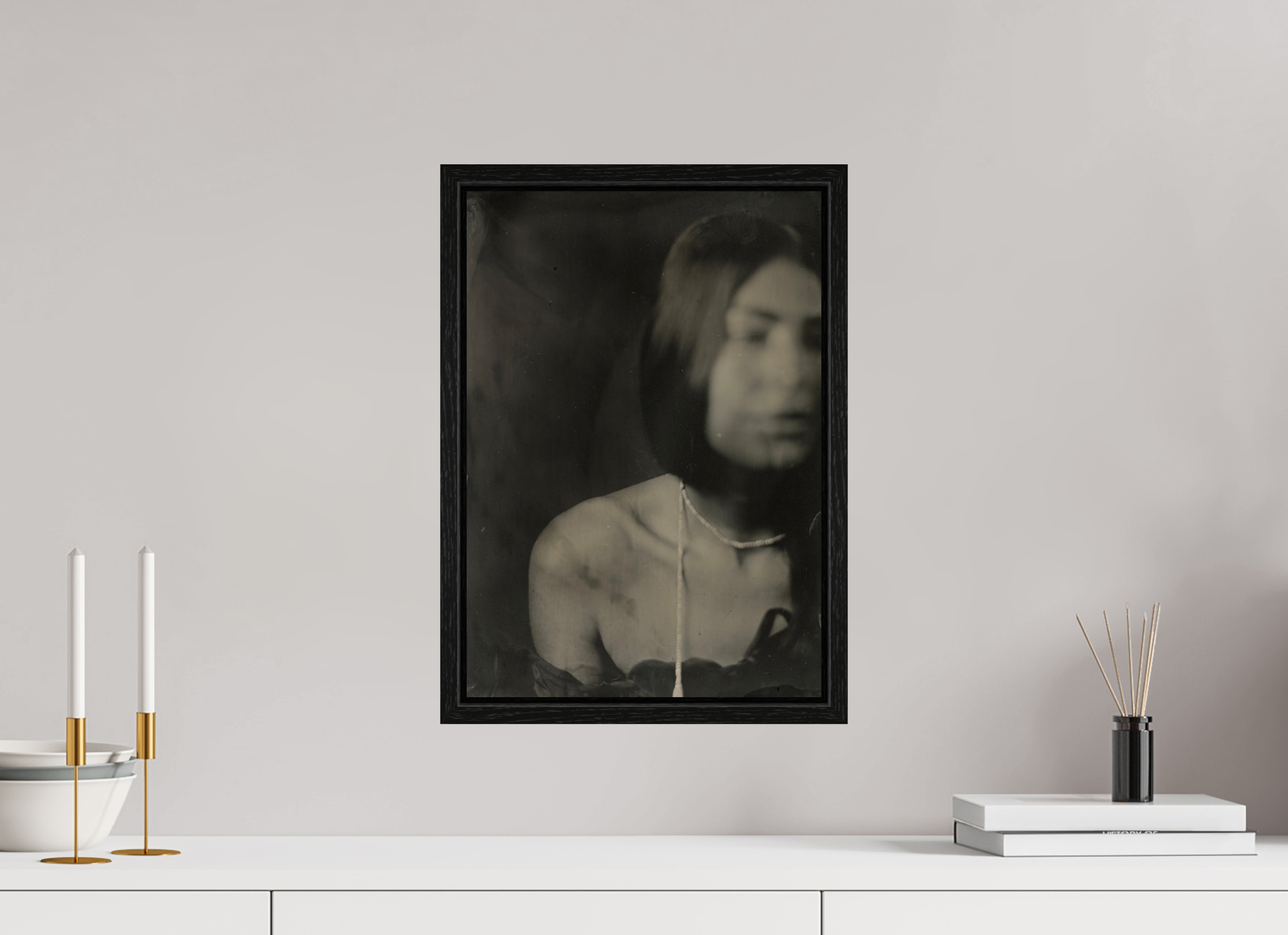 12 x 17.1″, Floater Frame the bottom of the ocean