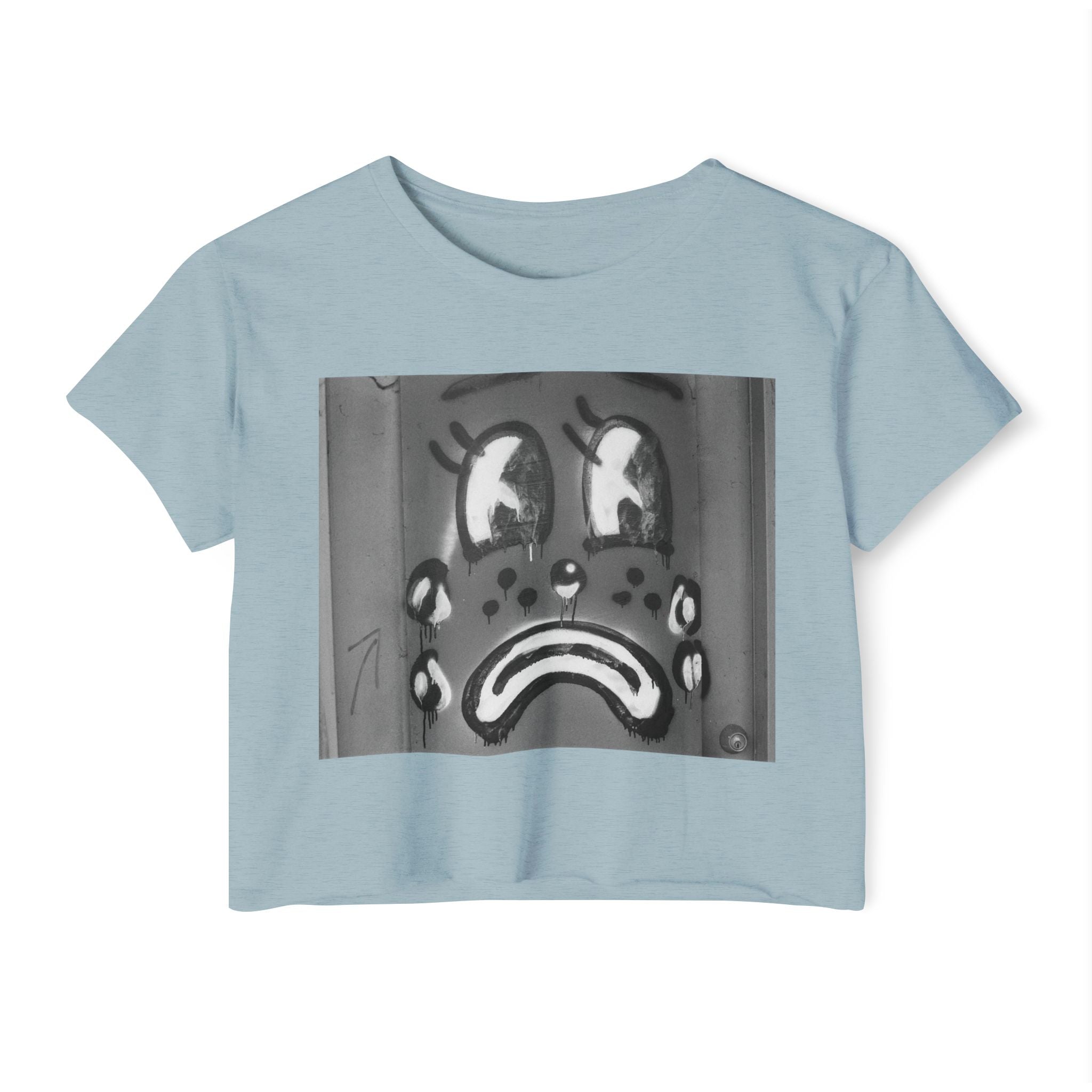 sadclown - cropped tee