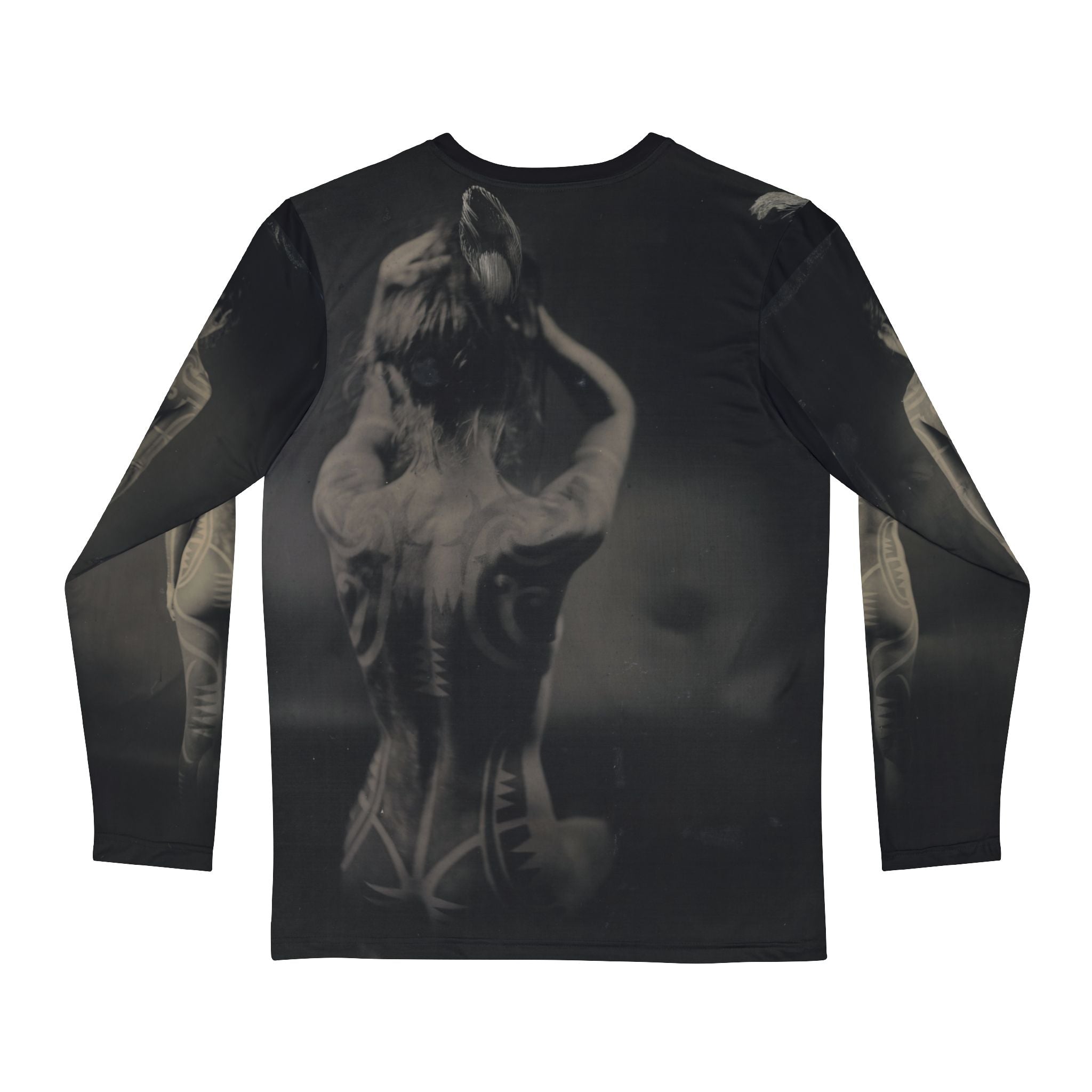 theghostyoudrawonmyback - long sleeve all over print