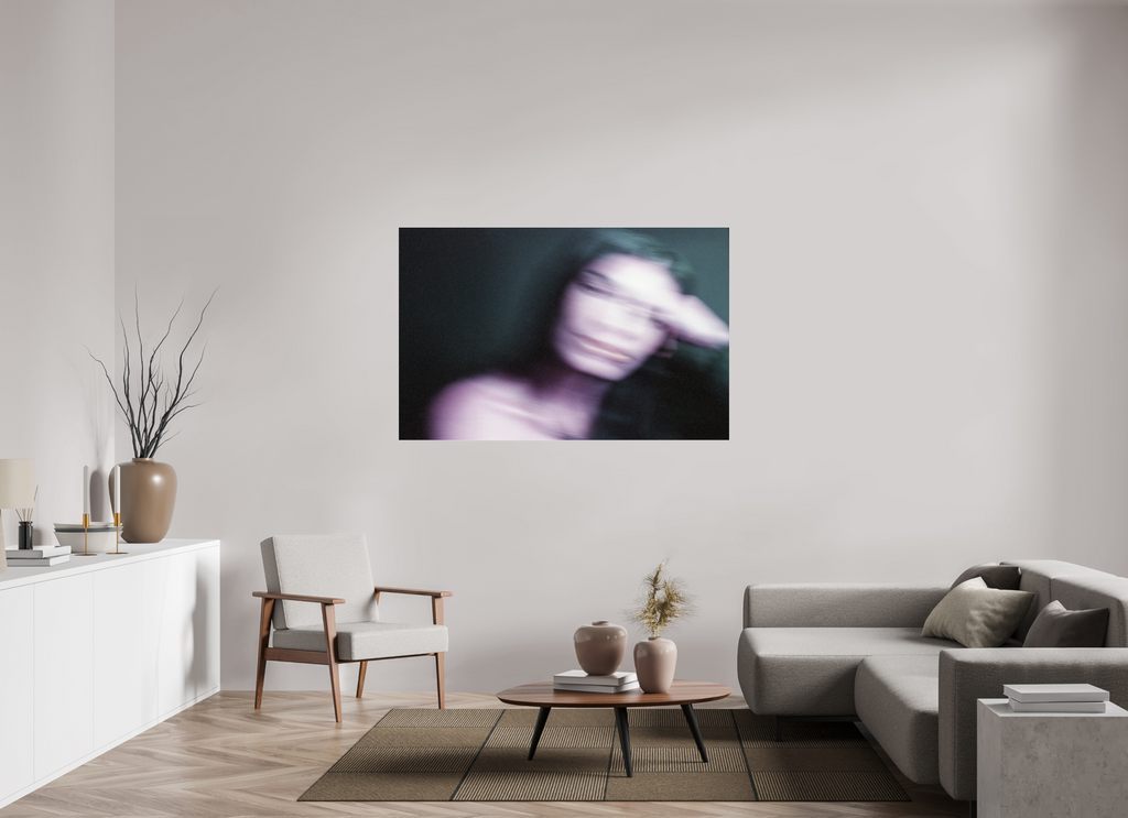 60.6 x 39″, slimline glass framed untitled 1